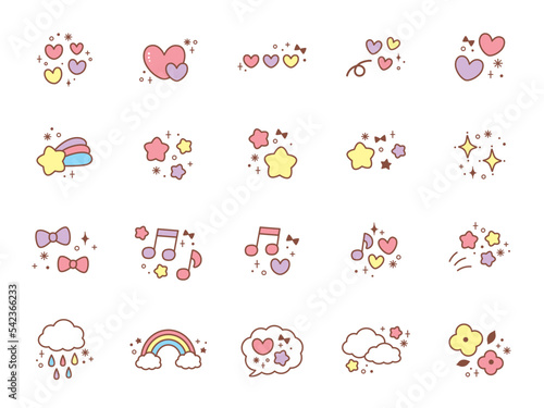かわいい手書きアイコン