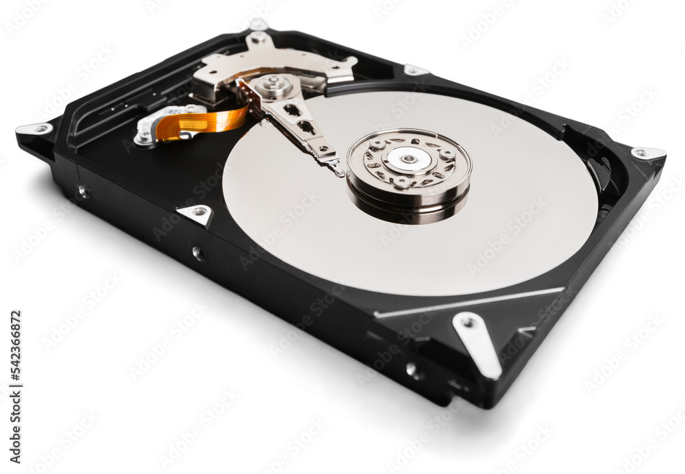 Hard disk drive HDD isolated on white background Hard disk drive HDD isolated on white background