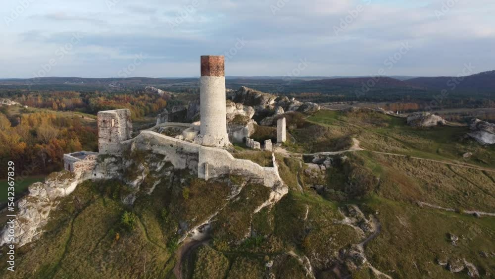 Ruins of the Castle in Olsztyn near Czestochowa, Poland. Ruins of the Castle in Olsztyn near Czestochowa, Poland.