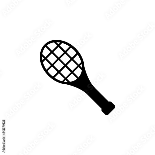 Racket icon set. Sport vector collection. Tennis racket vector icon black classic illustration. Racket icon for tennis and badminton