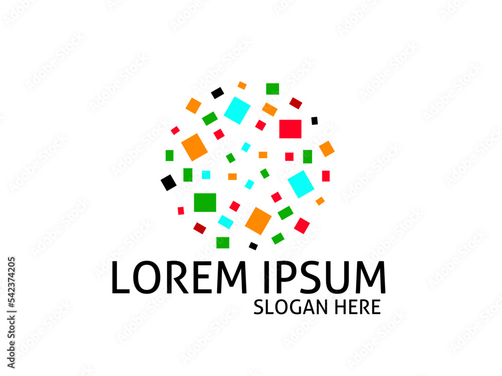 global digital logo with simple design global digital logo with simple design