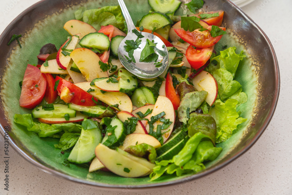 Health Salad with Vegetables Health Salad with Vegetables