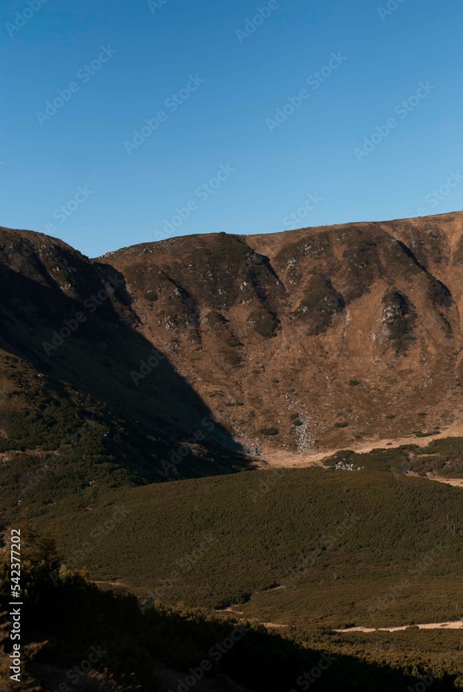 Road in mountains in autumn Road in mountains in autumn