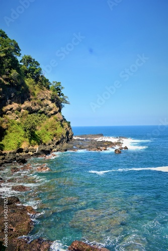 Photo of coral beach from a distance © Fajarhidayah11