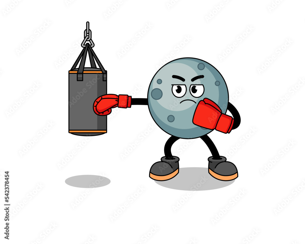 Illustration of asteroid boxer
