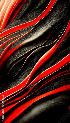 Red black flowing background