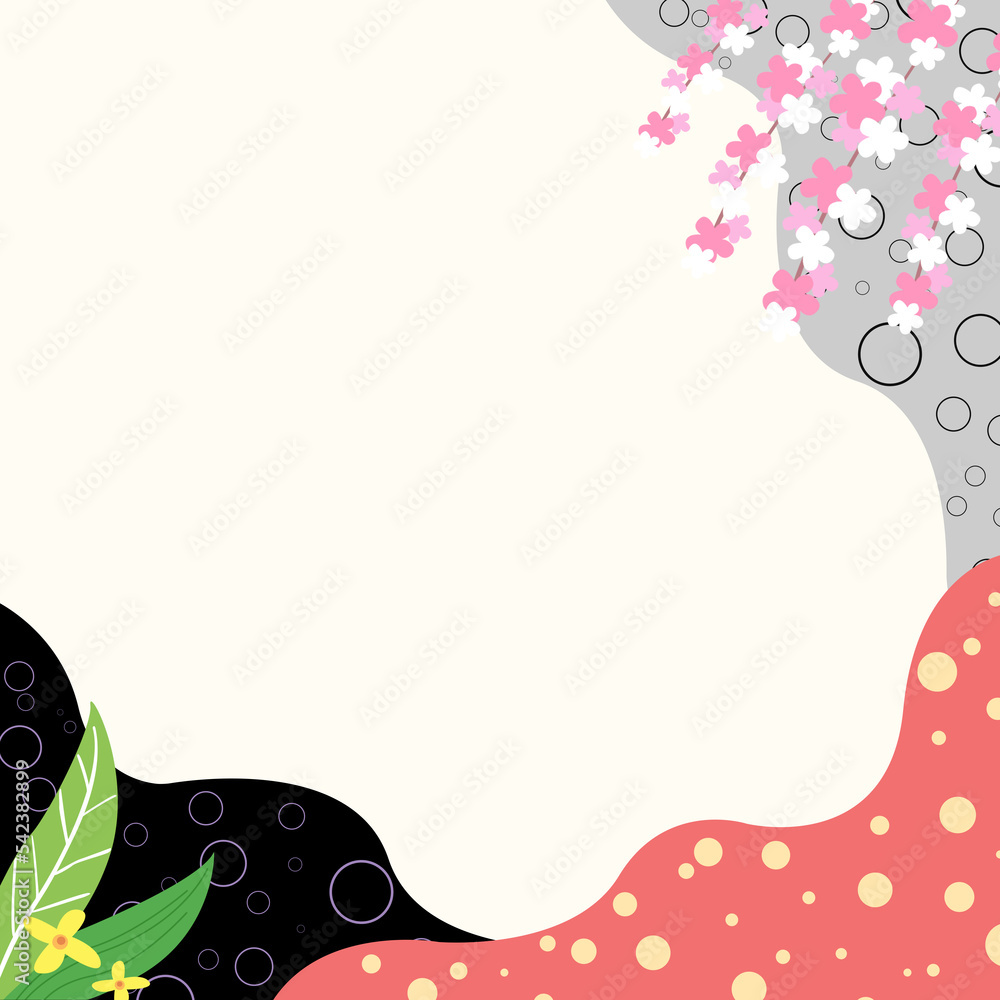 abstract floral background abstract floral background