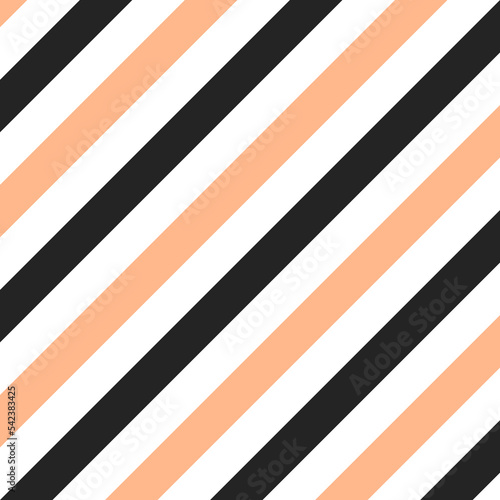Free Download Diagonal stripes banner. Happy Halloween inspiration. Orange, black and white abstract background. Vector illustration, flat design - GFXLoad