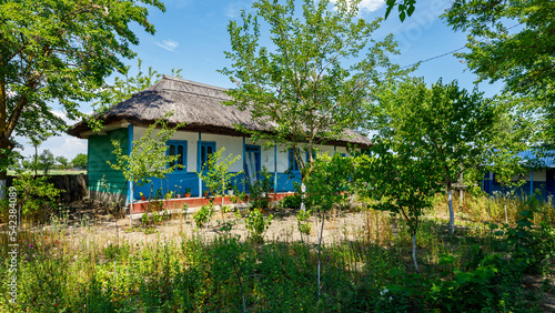 Traditional Houses of the Latea Village in the Danube Delta in Romania © hecke71