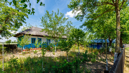 Traditional Houses of the Latea Village in the Danube Delta in Romania
