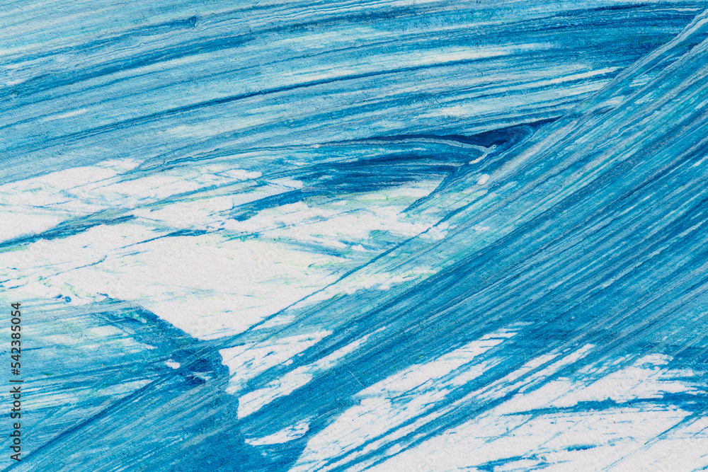 Blue paint texture background blue color