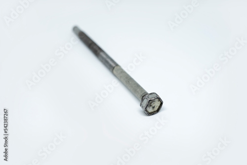 Wallpaper Mural dirty long bolts on a white background Torontodigital.ca