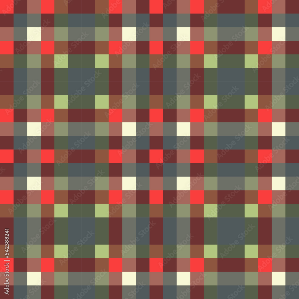 Decorative tartan plaid tiles pattern illustration Decorative tartan plaid tiles pattern illustration