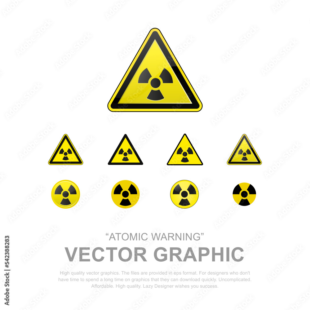 Obraz premium biohazard warning sign