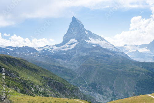 Matterhorn peak, Zermatt,  Switzerland photo