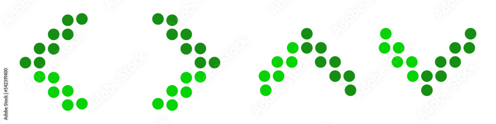 green dot arrow direction vector design green dot arrow direction vector design