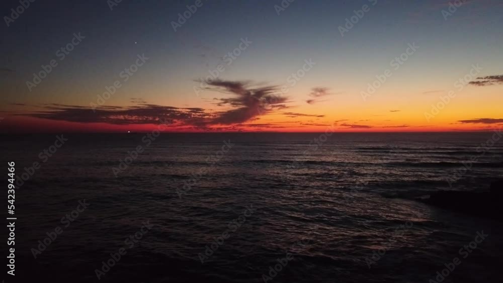 Sunset with Atlantic Ocean View in Portugal Sunset with Atlantic Ocean View in Portugal