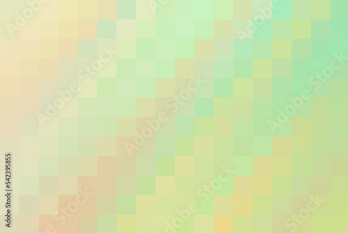 Light green, yellow and orange pixel wallpaper