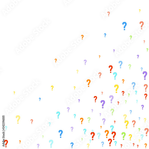 Question marks Quiz doubt survey faq public poll.