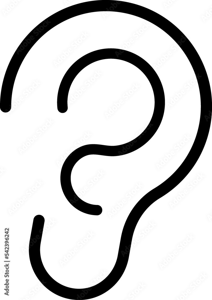 Ear line icon Ear line icon