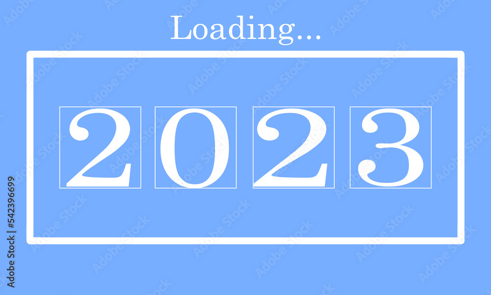 2023 number text font start beginning calendar time date 2022 finish symbol happy new year merry christmas hny business countdown goal vision loading charge plan download celebration