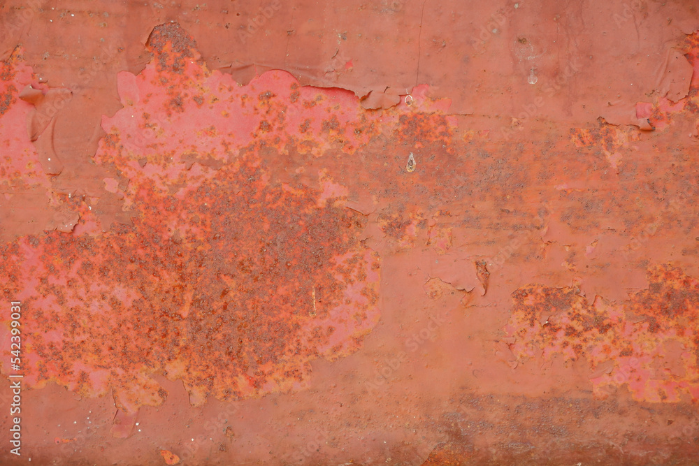 Grunge brown iron texture background with scratches.
