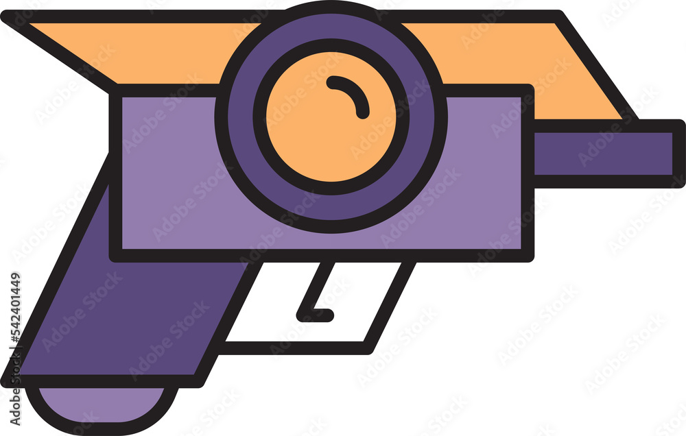 futuristic gun and space gun icon futuristic gun and space gun icon