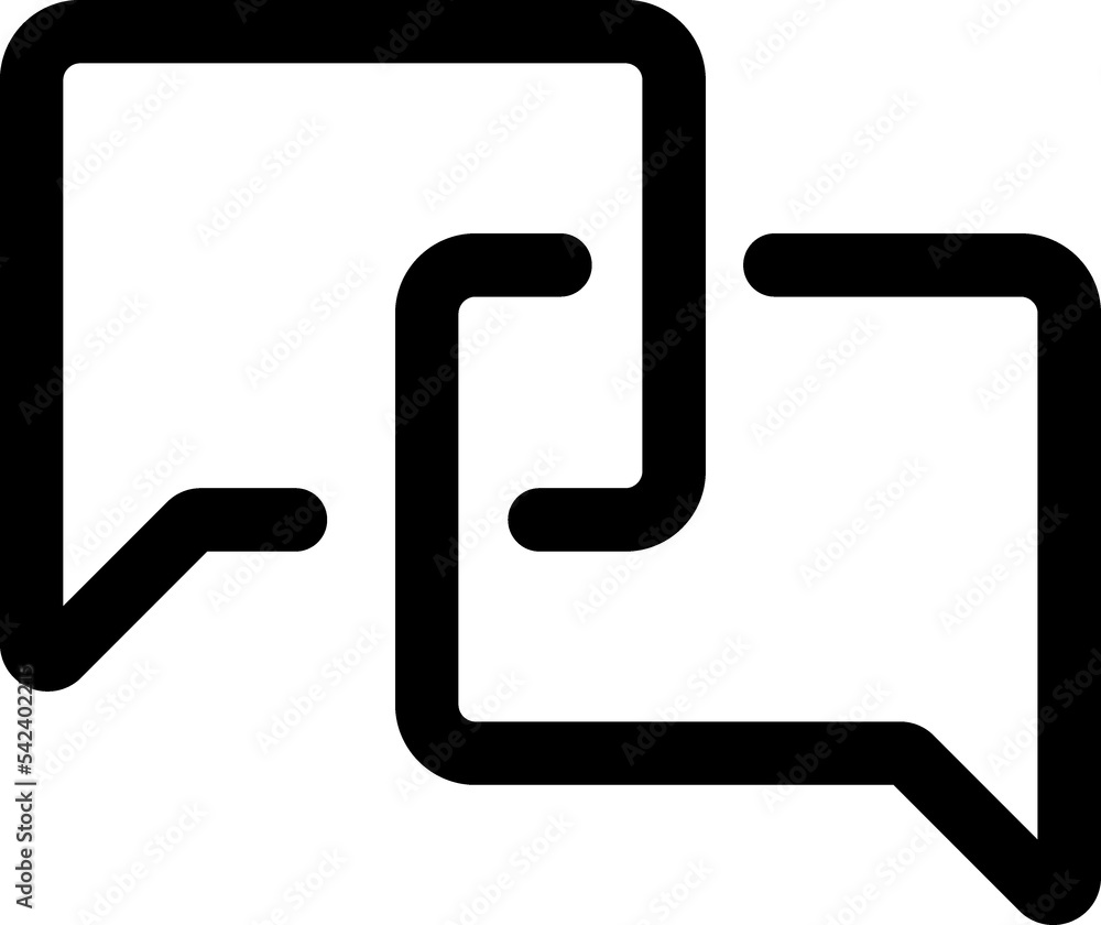 Speech, communication, bubble line icon Speech, communication, bubble line icon