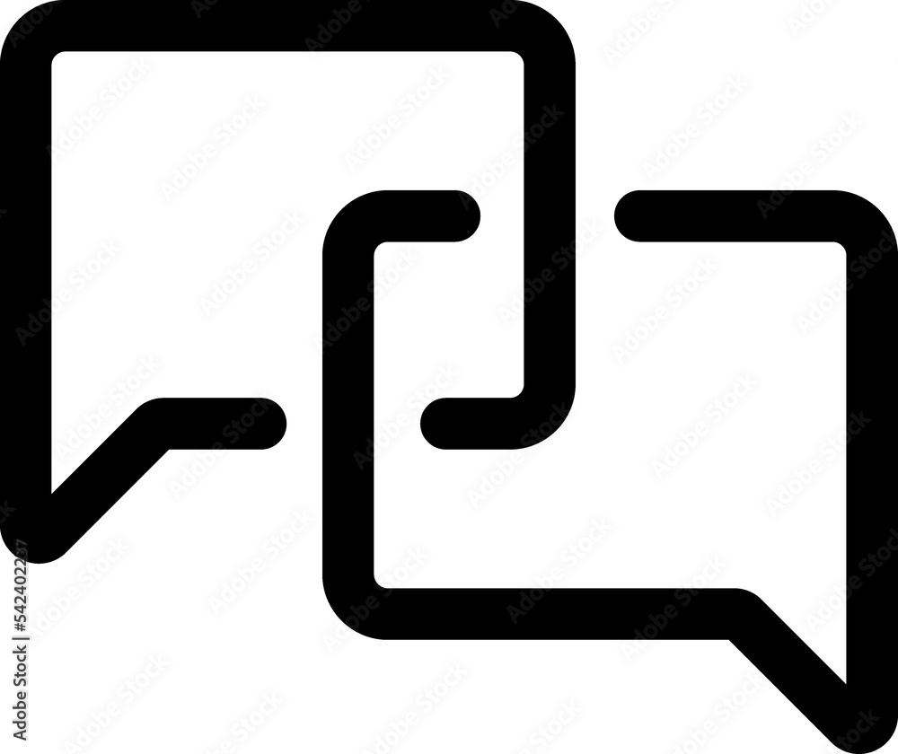 Speech, communication, bubble line icon Speech, communication, bubble line icon
