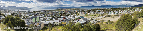 Wide panorama of Ushuaia in Argentina © Fyle