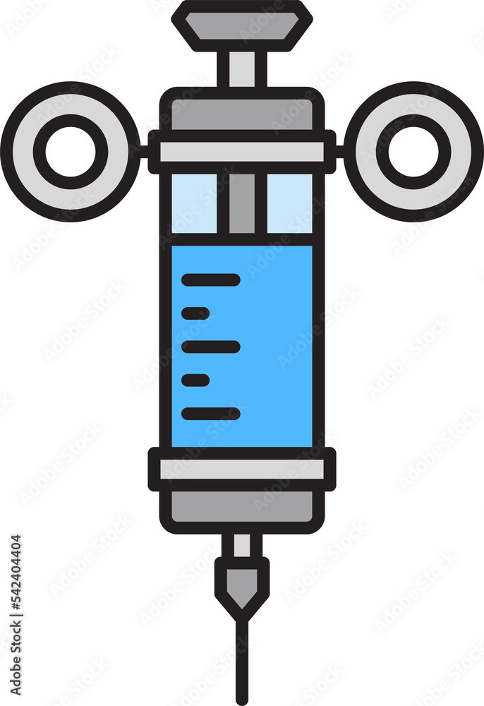 medical syringe icon illustration medical syringe icon illustration