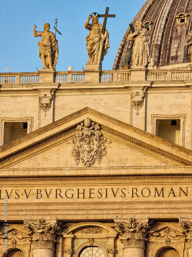 Fototapeta premium scorcio di roma vaticano