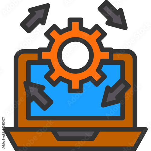 Upgrade Laptop Icon