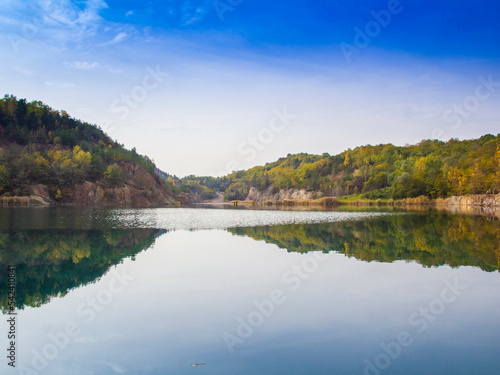 Mine lake at Rudabanya, Hungary