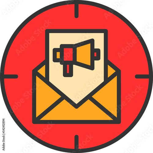 Email Direct Marketing Icon