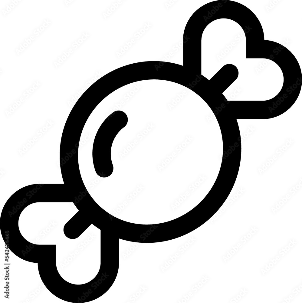 Sweet, sugar, candy outline symbol Sweet, sugar, candy outline symbol