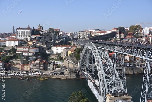 bridge over the river in Porto, Portugal