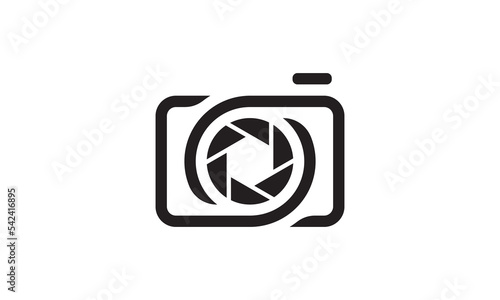 camera photography logo icon vector