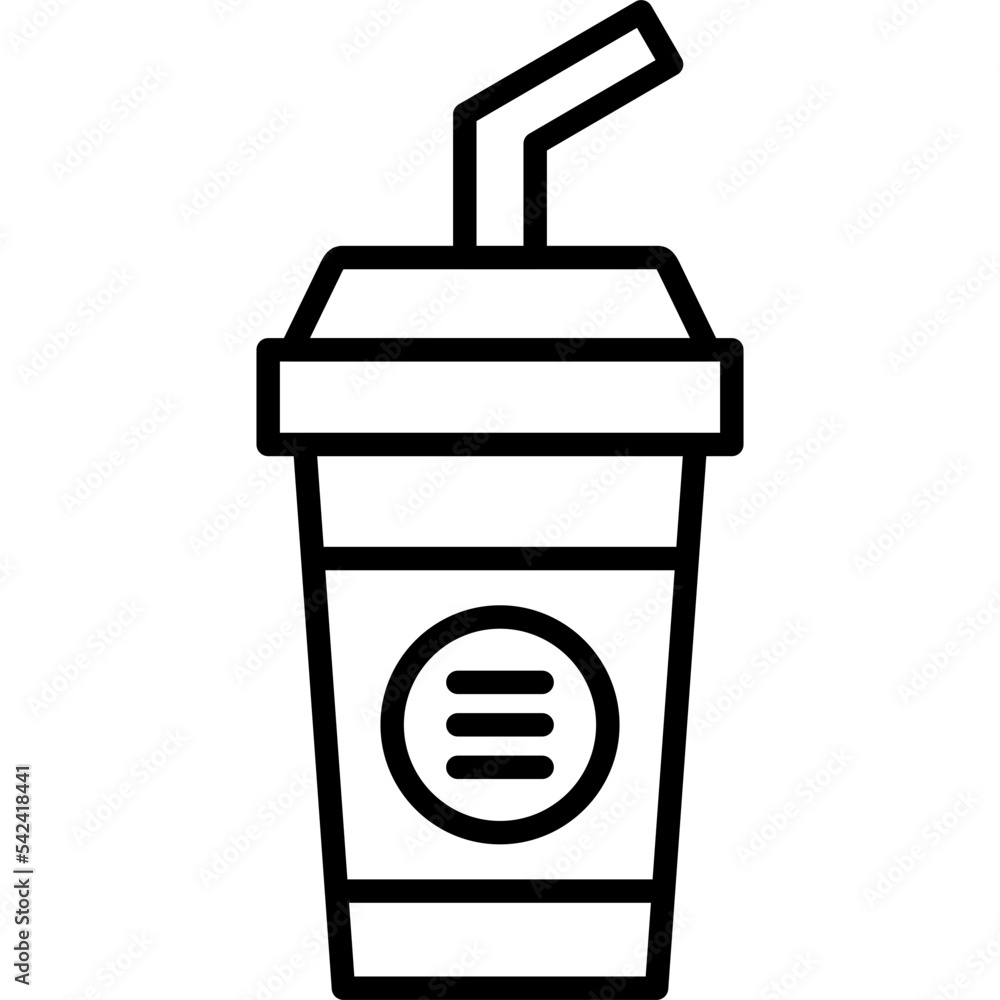 Cold Drink Icon Cold Drink Icon
