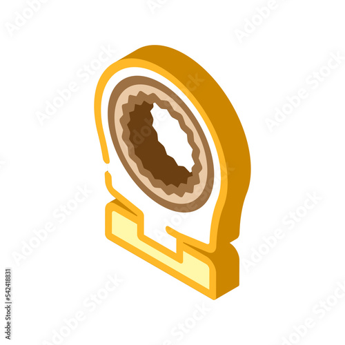 ratcheting wrench isometric icon vector. ratcheting wrench sign. isolated symbol illustration