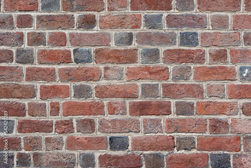 red brick wall background or texture
