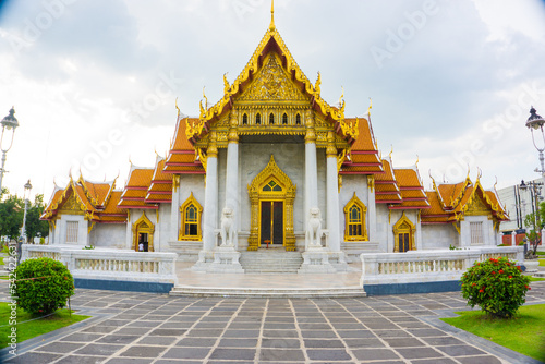 Wat Benchamabophit the marble temple attraction place © themorningglory