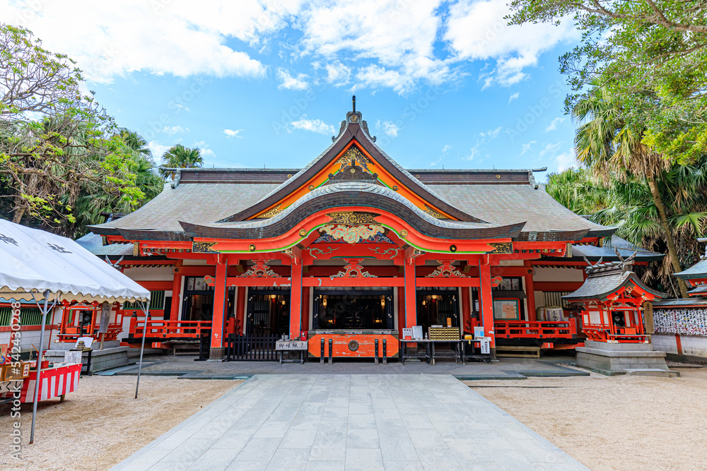 秋の青島神社　宮崎県宮崎市　Aoshima Shrine in autumn. Miyazaki prefecture. Miyazaki city.