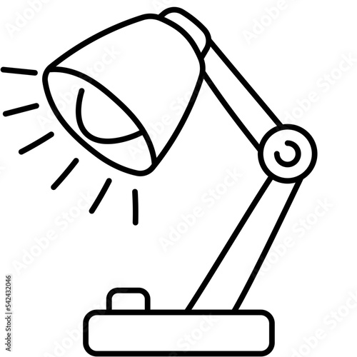 desk lamp icon