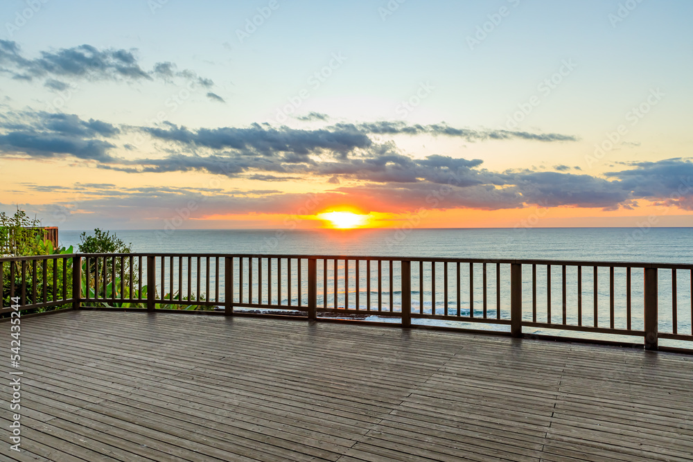 日南海岸から見た日の出　宮崎県宮崎市　Sunrise seen from the Nichinan Coast. Miyazaki prefecture Miyazaki city.