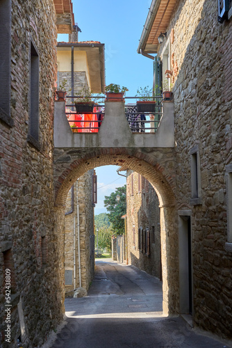 typical view of a tuscan vi...