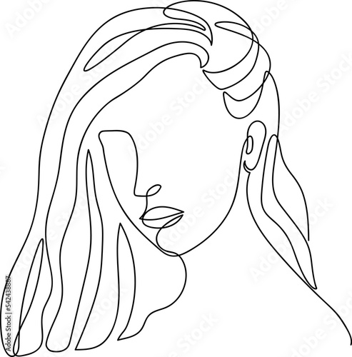 Line Drawing Woman