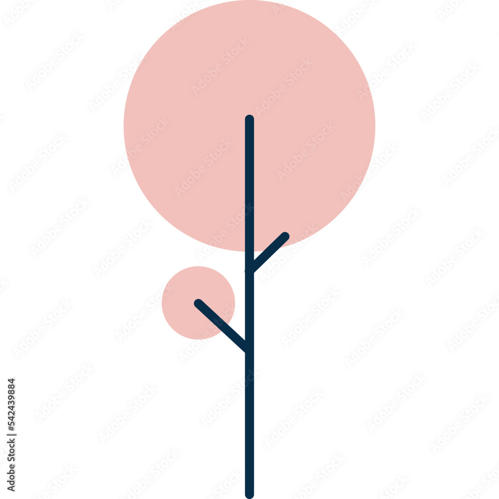 Simple Tree Flat Illustration (9) Simple Tree Flat Illustration (9)