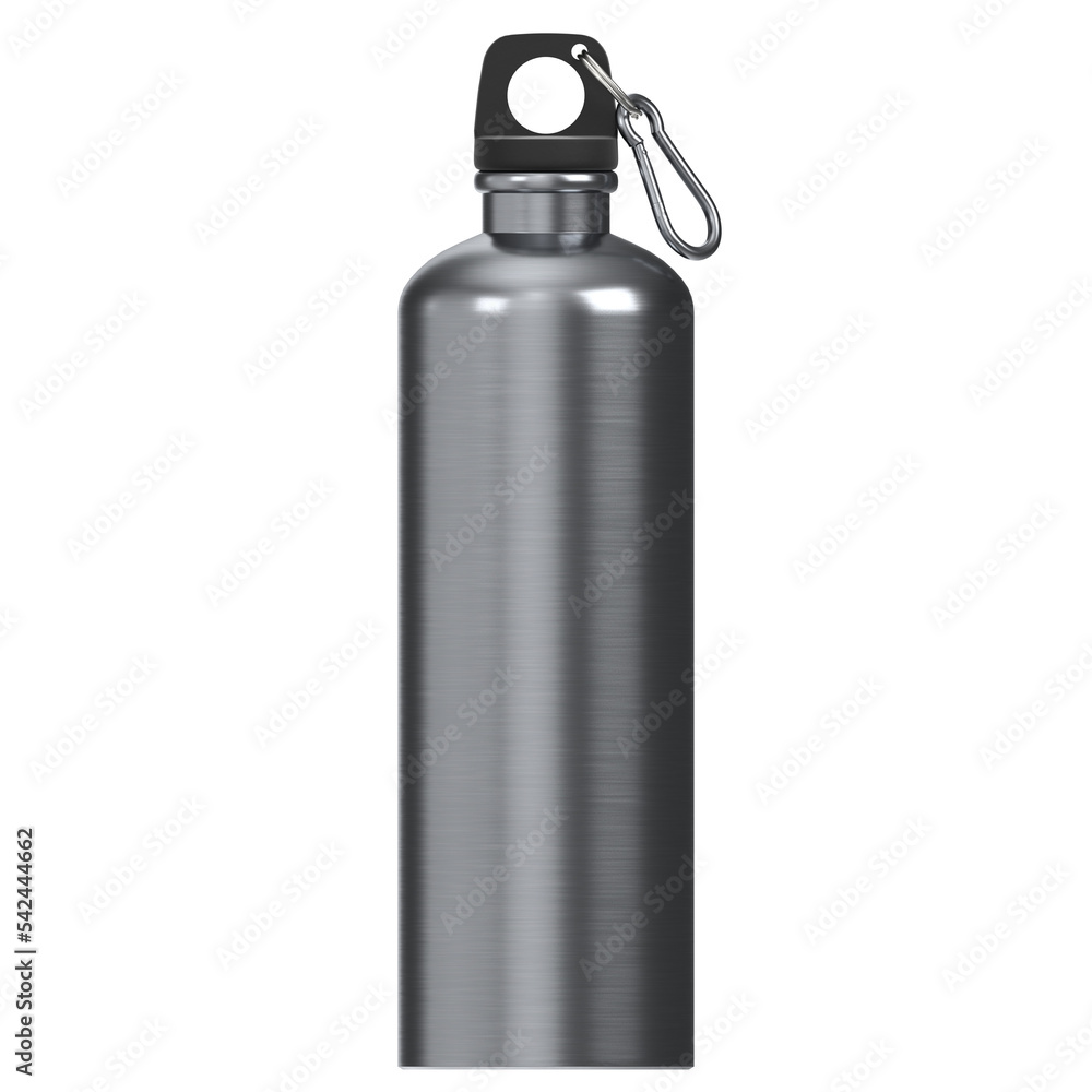 3d rendering illustration of a reusable water bottle 3d rendering illustration of a reusable water bottle