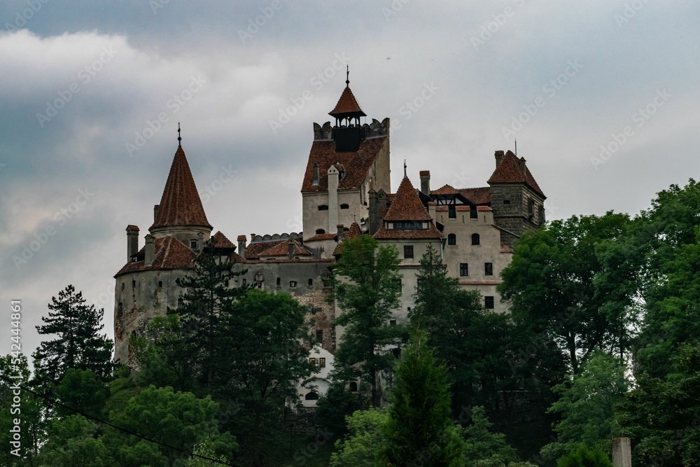 Beautiful shot of the Bran Castle in Romania